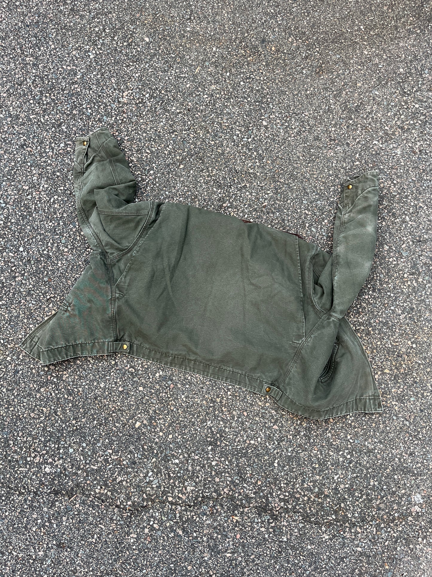 Faded Army Green Carhartt Detroit Jacket - 2XL