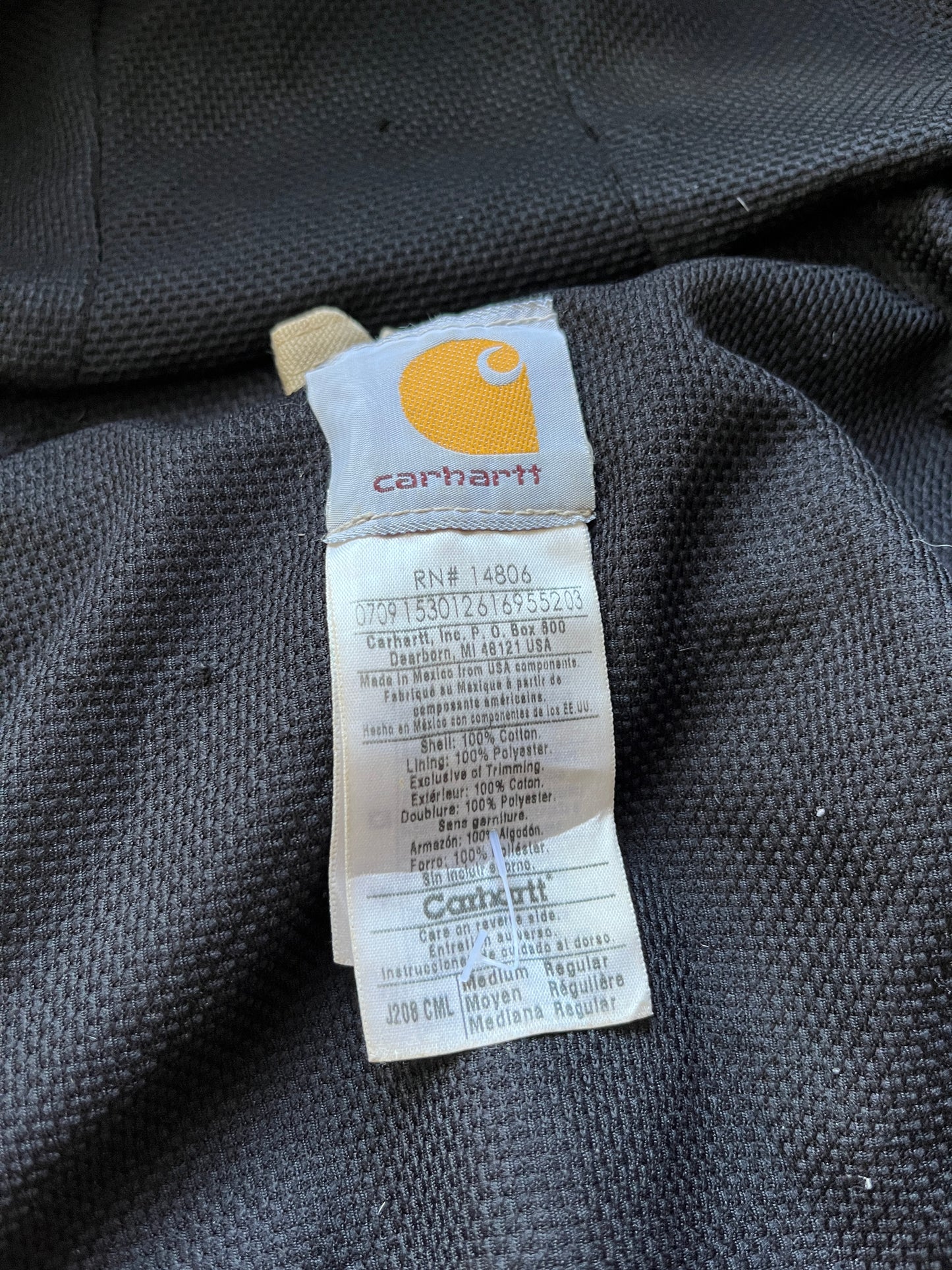 褪色米色 Carhartt Active 夹克 - 中号