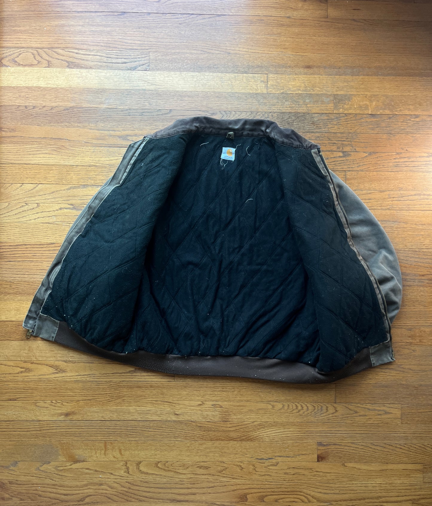 褪色栗棕色 Carhartt Santa Fe 夹克 - Boxy XL