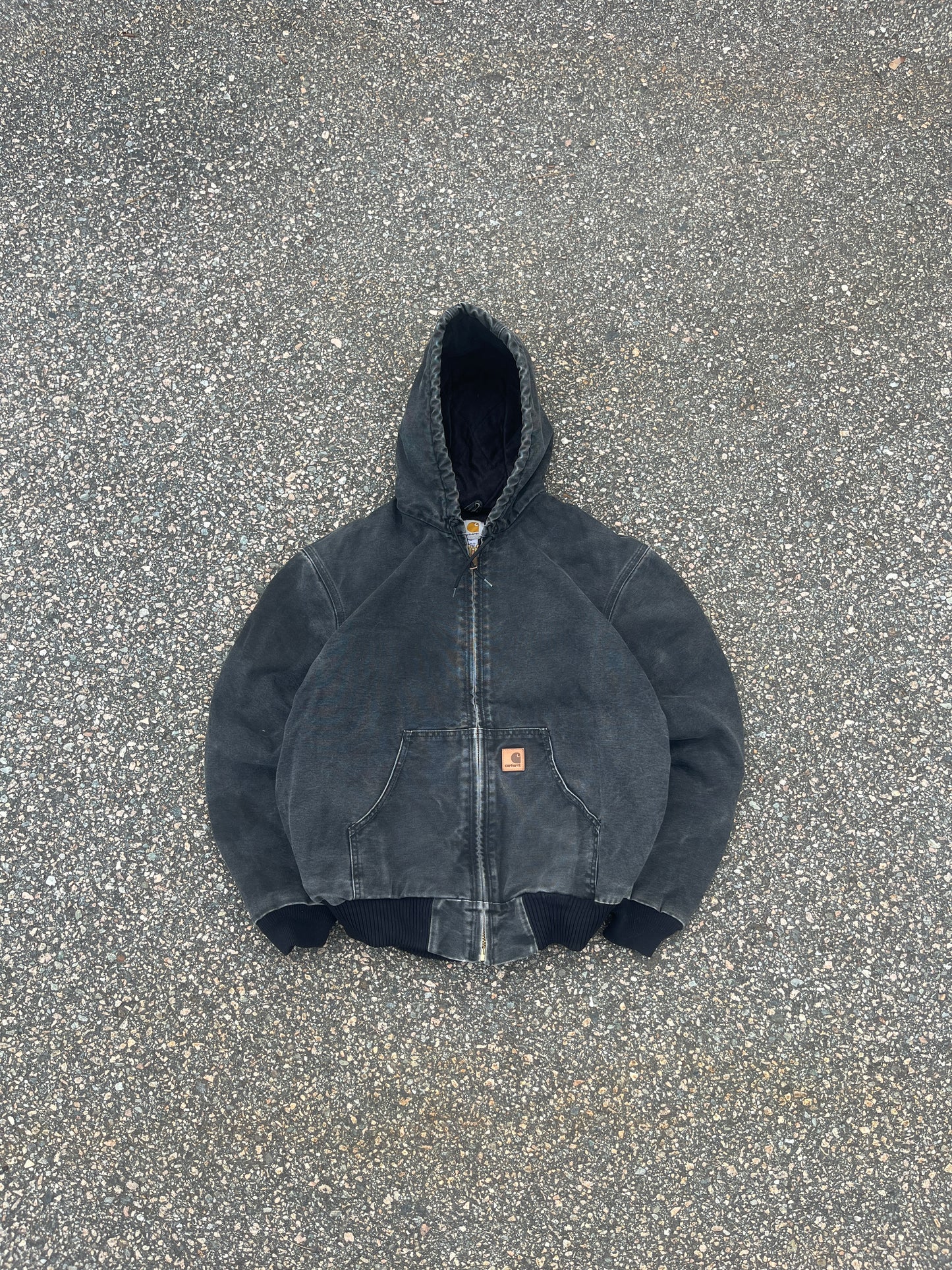 褪色黑色 Carhartt Active 夹克 - 中号