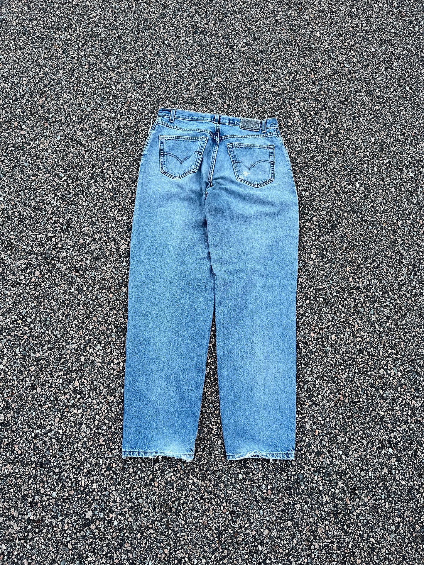 Levi's 褪色牛仔 Silvertab 宽松 501 裤子 - 34 x 34