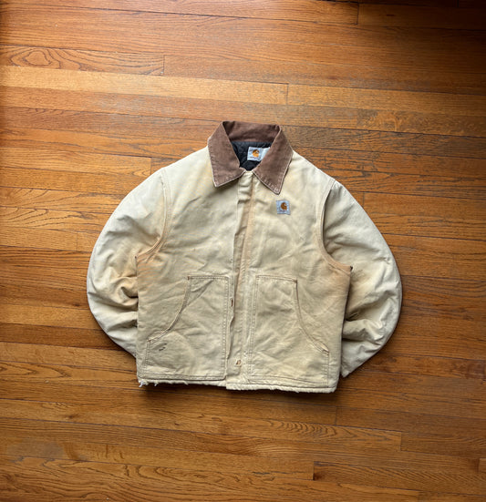 Faded Brown Carhartt Arctic Jacket - Large Tall