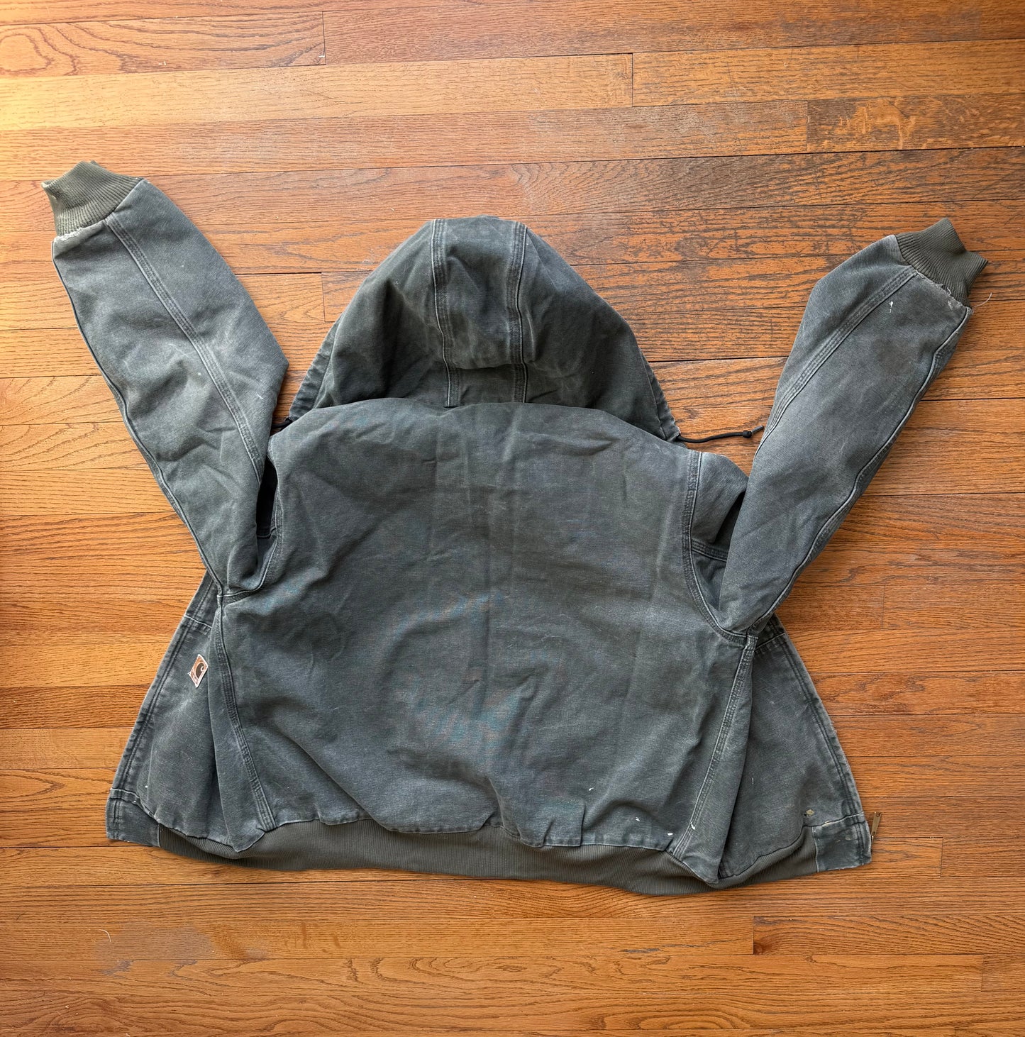 Faded Olive Green Carhartt Active Jacket - Large