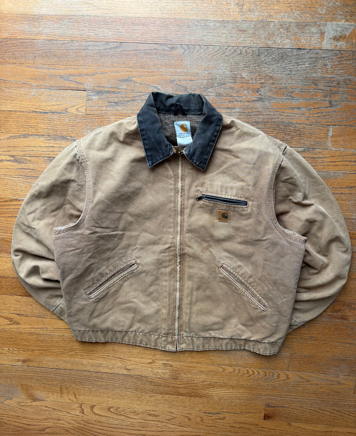 Faded Brown Carhartt Detroit Jacket - Boxy L-XL