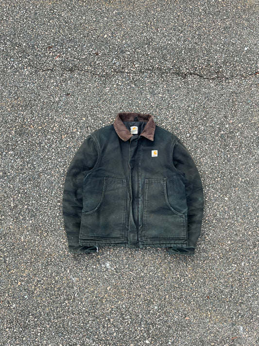 Faded n Distressed Black Carhartt Arctic Jacket - Medium