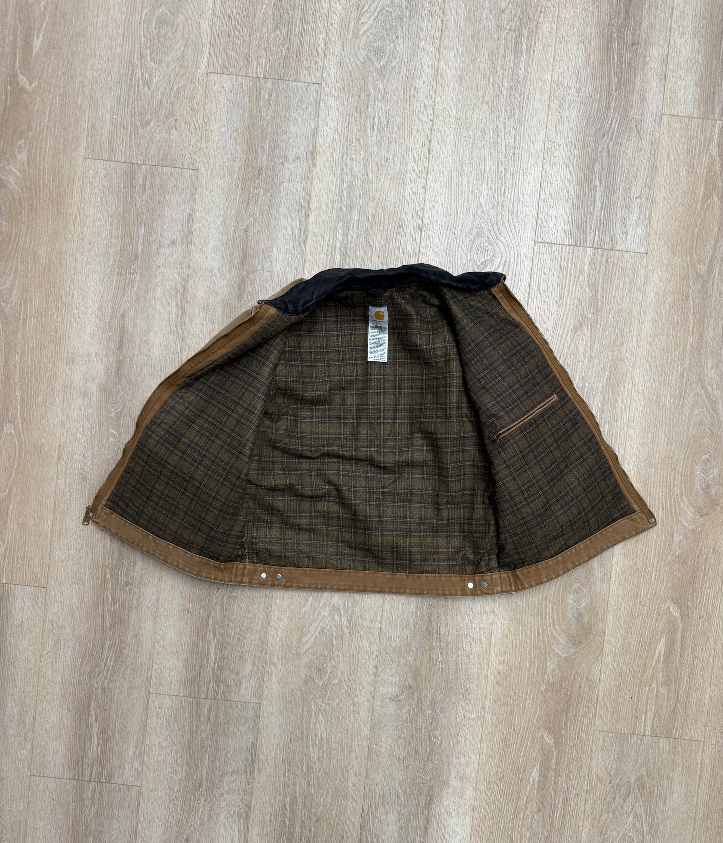 Faded Brown Carhartt Detroit Jacket - Large