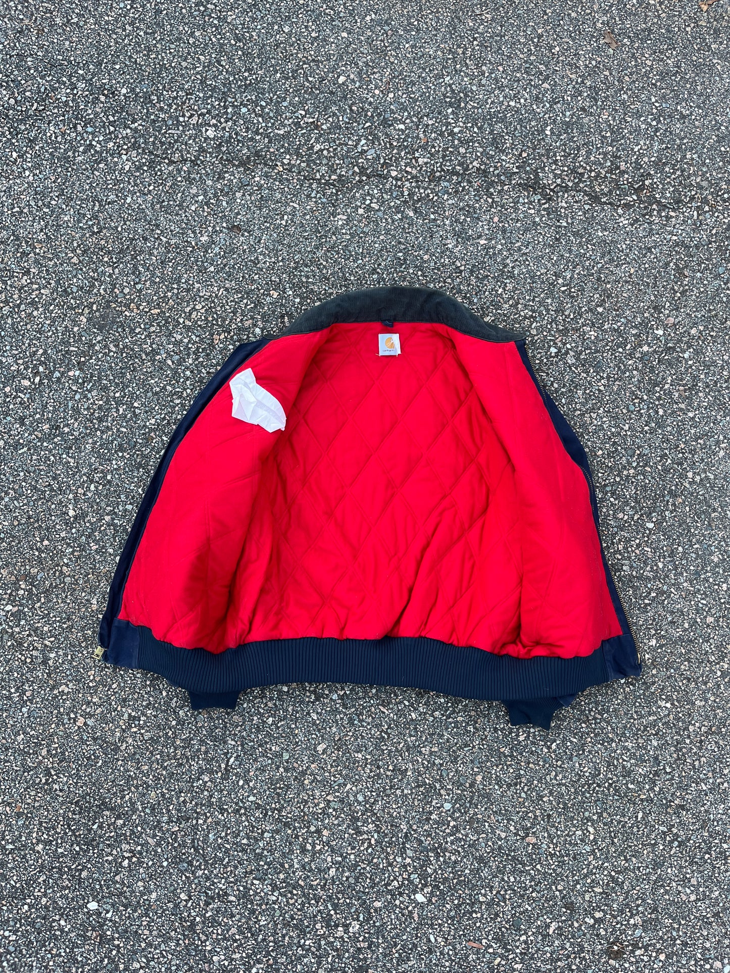 Faded Navy Blue Carhartt Santa Fe Jacket - XL