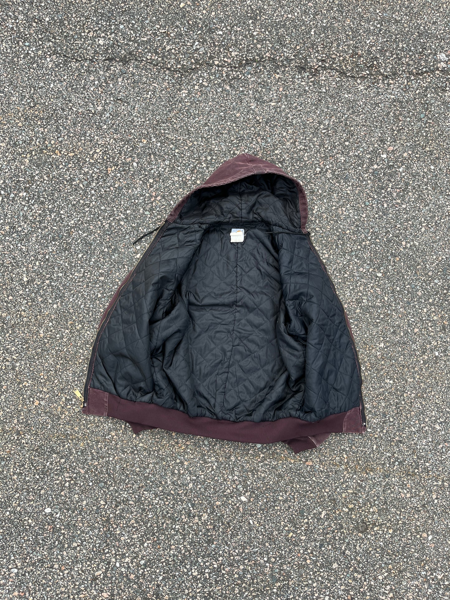 褪色勃艮第红 Carhartt 运动夹克 - 中号