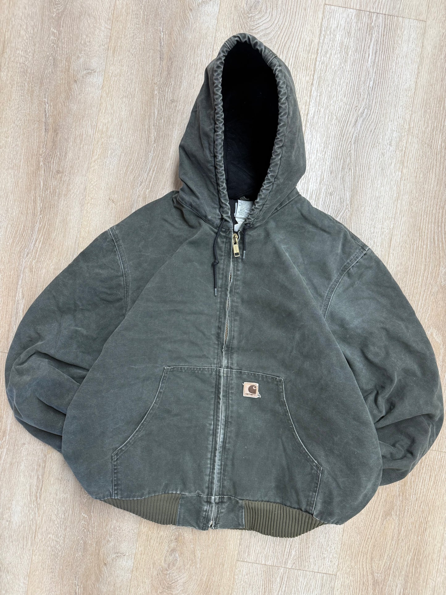 Faded Olive Green Carhartt Active Jacket - XL