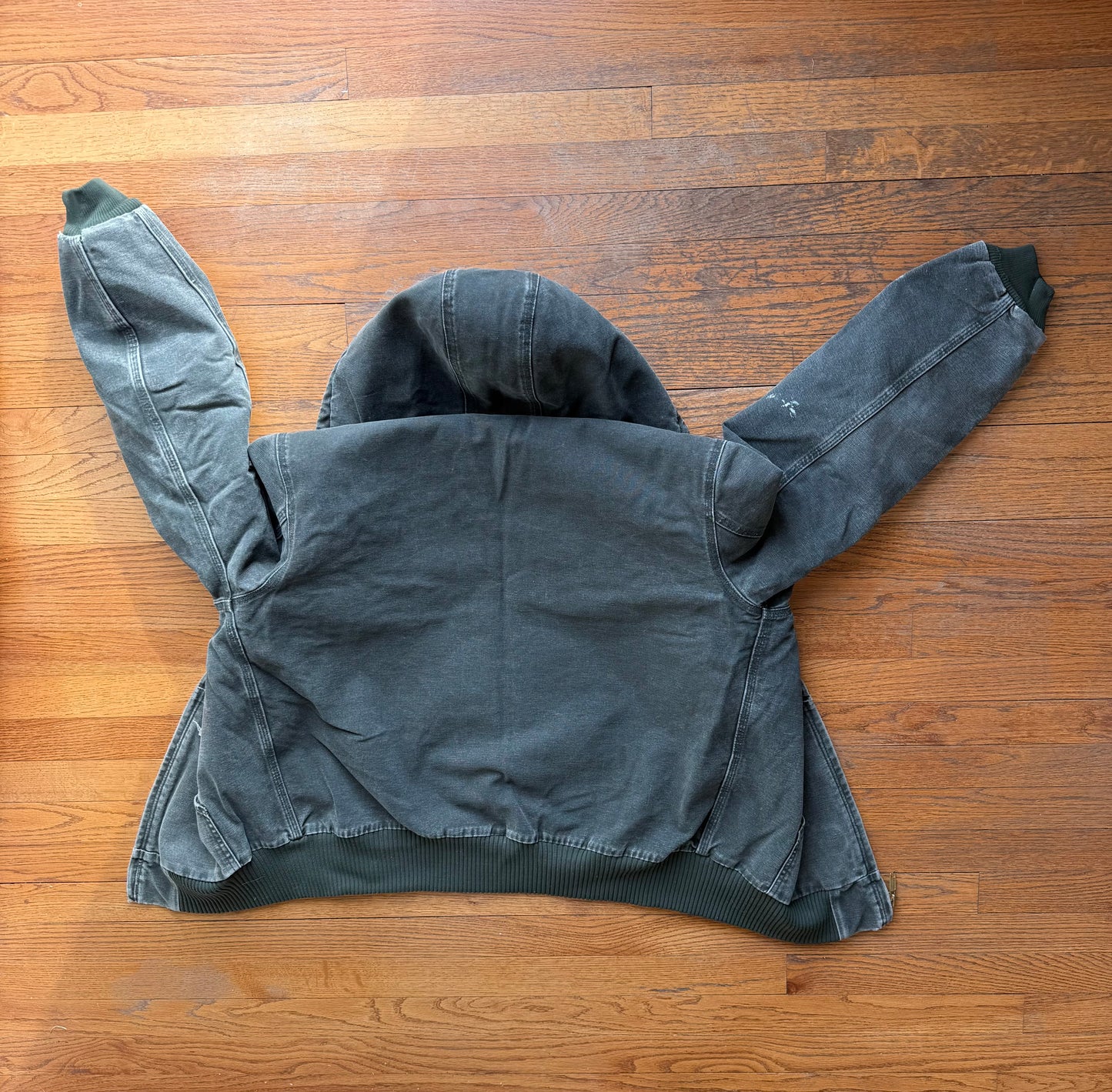 Faded Olive Green Carhartt Active Jacket - Medium