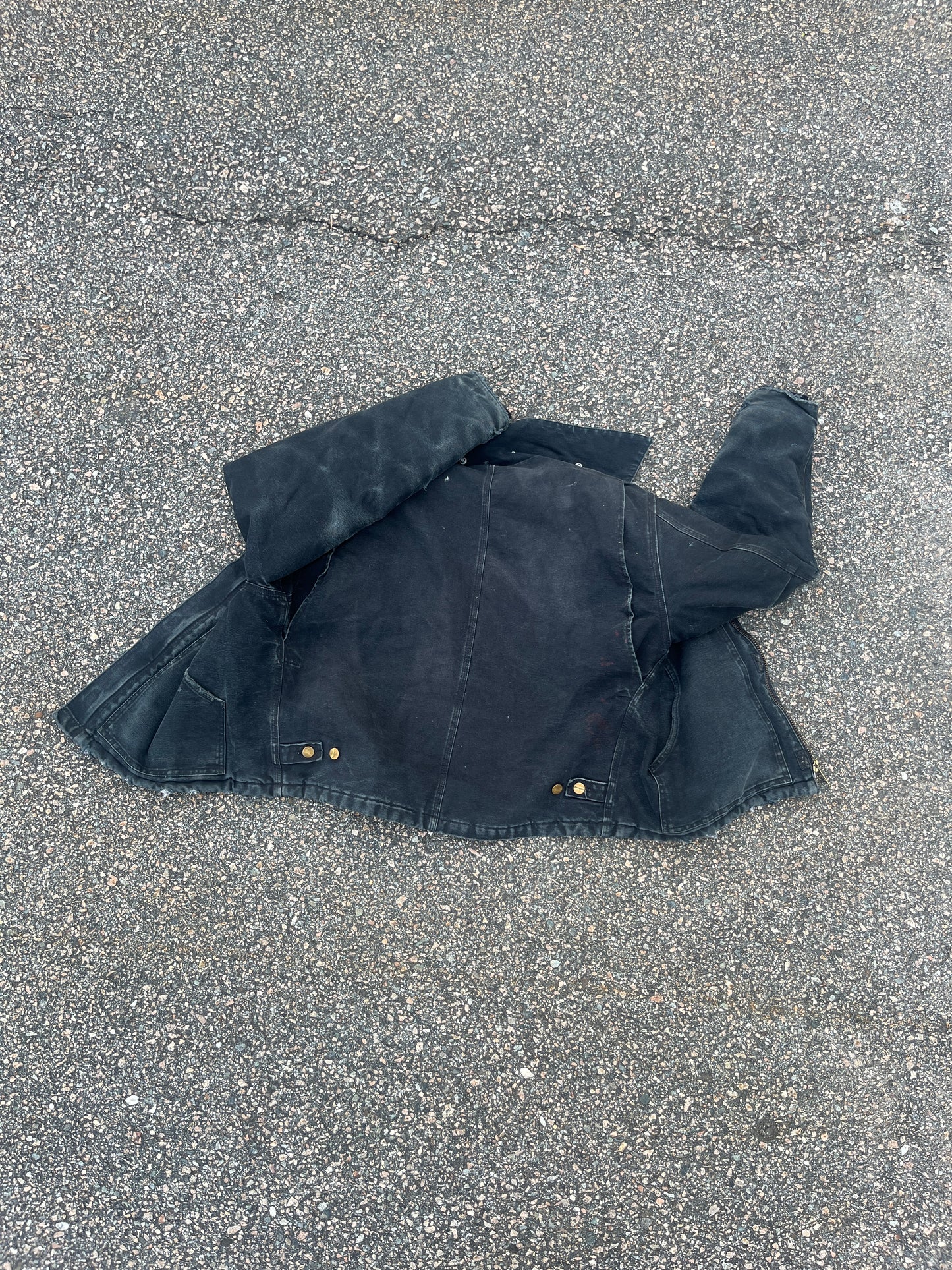 Faded Black Carhartt Arctic Jacket - Boxy Medium