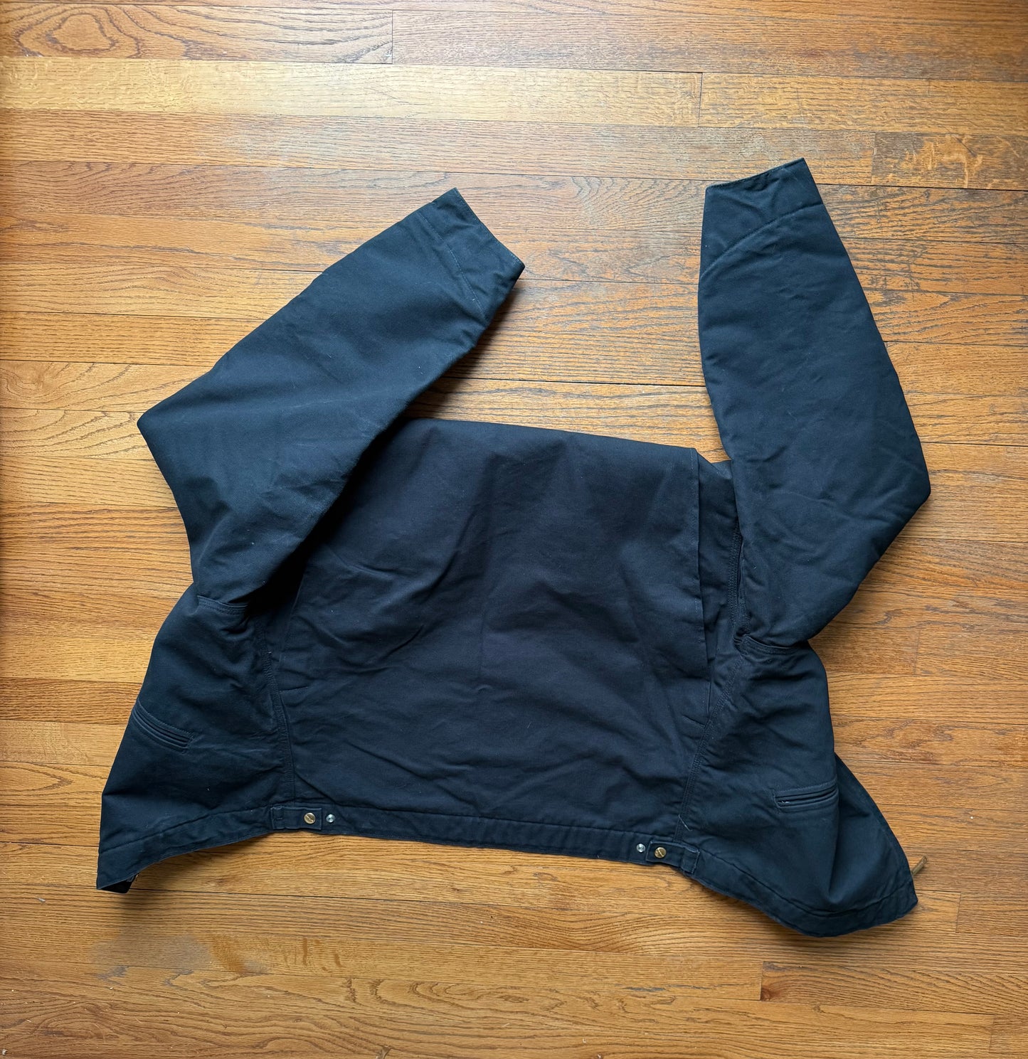 Faded Black Carhartt Detroit Jacket - Large