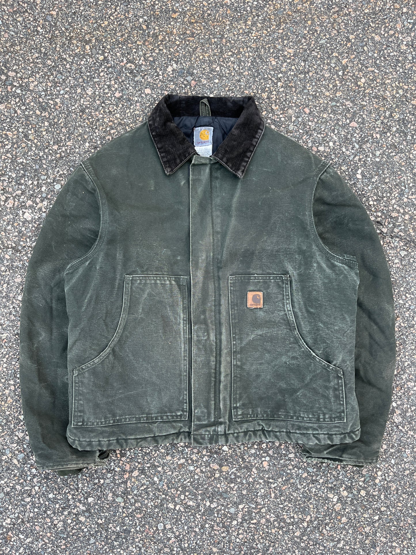 褪色橄榄绿色 Carhartt 北极夹克 - 中号