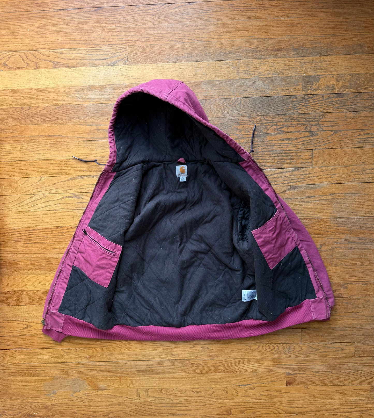 Faded Pink Carhartt Active Jacket - Medium