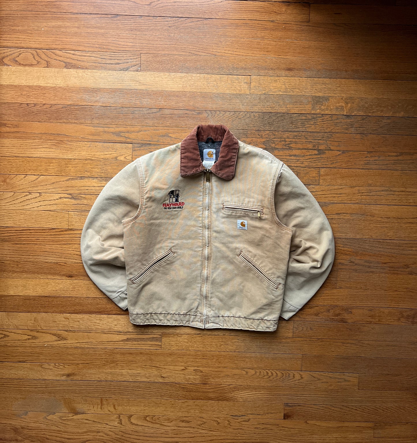 Faded Brown Carhartt Detroit Jacket - Medium