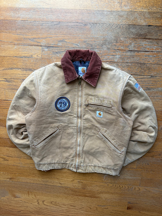 Faded Brown Carhartt Detroit Jacket - Medium