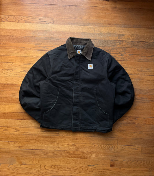 Faded Black Carhartt Arctic Jacket - Large Tall