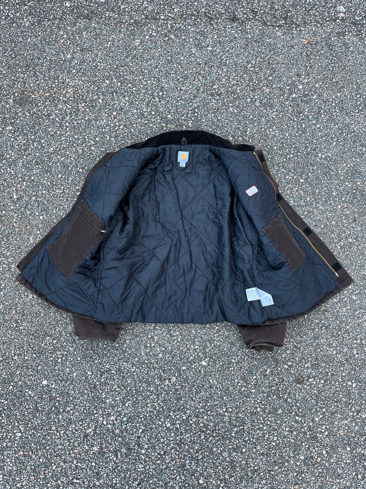 褪色深棕色 Carhartt 北极夹克 - L-XL