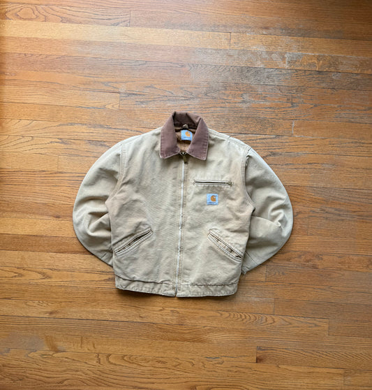 Faded Brown Carhartt Detroit Jacket - Small