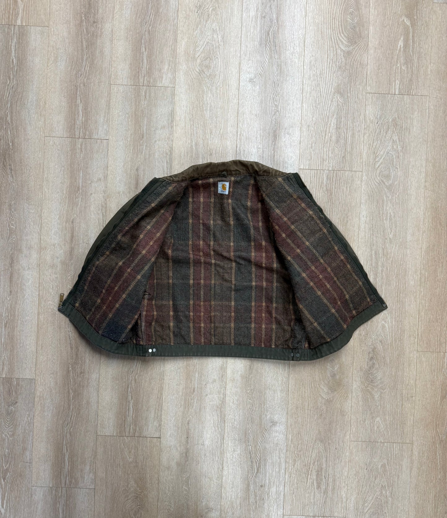 Faded Olive Green Carhartt Detroit Jacket - 2XL