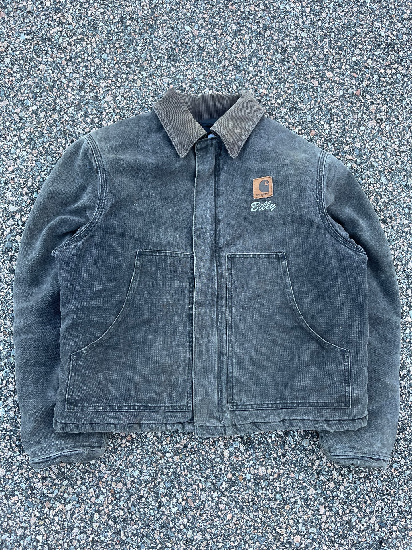 褪色玛瑙黑色 Carhartt 北极夹克 - 中号