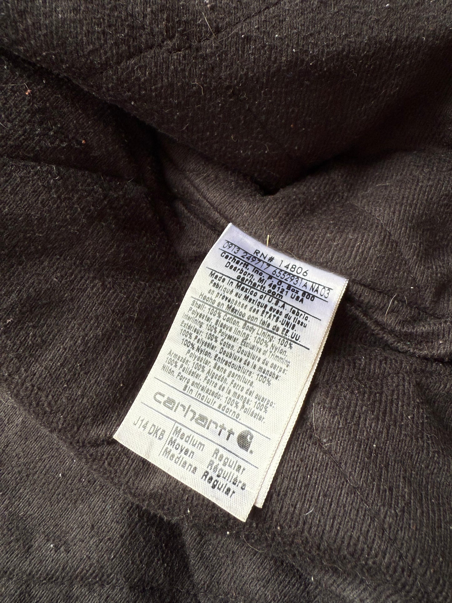 Faded Dark Brown Carhartt Santa Fe Jacket - Medium