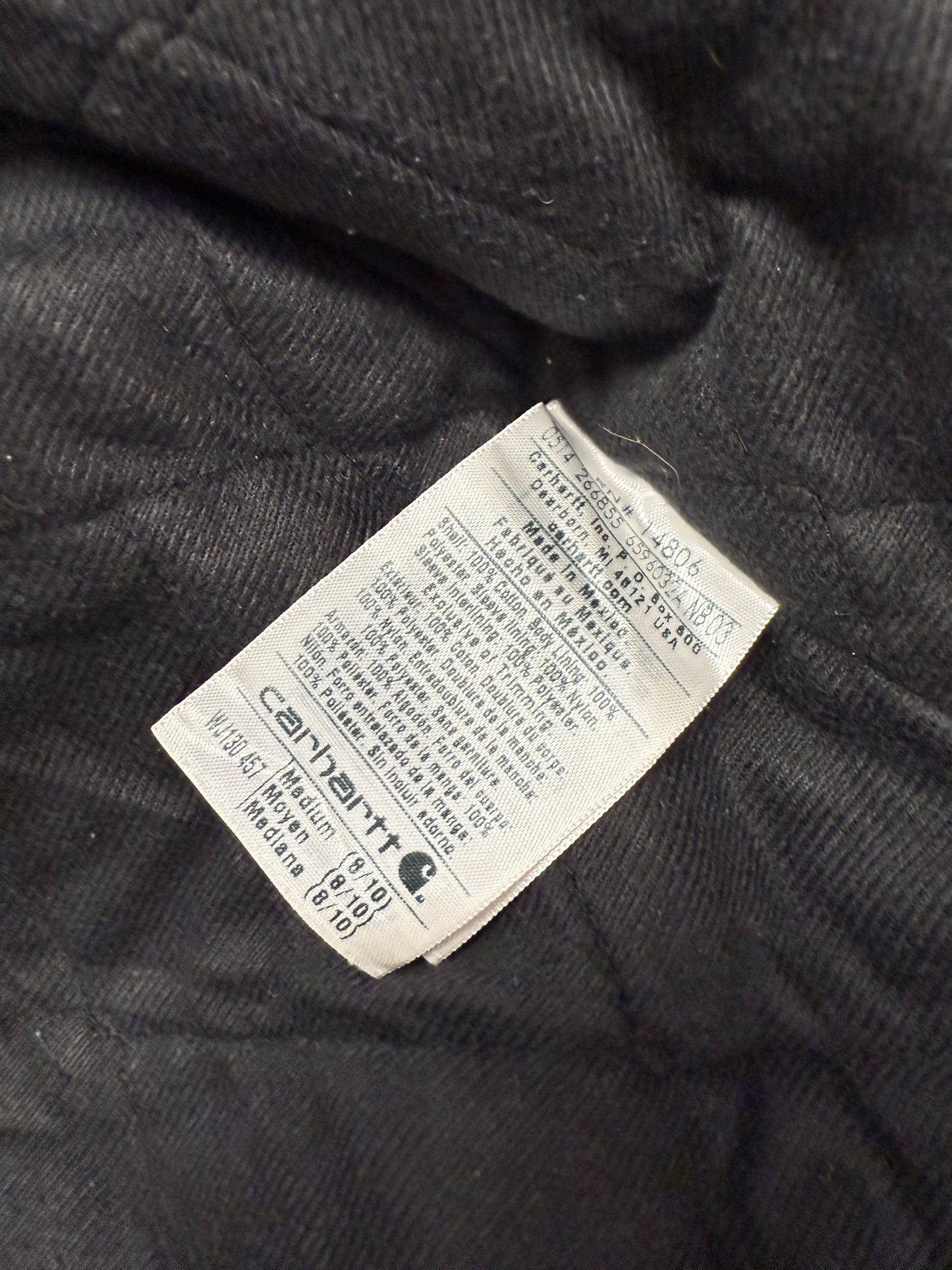 Faded Blue Carhartt Active Jacket - Medium