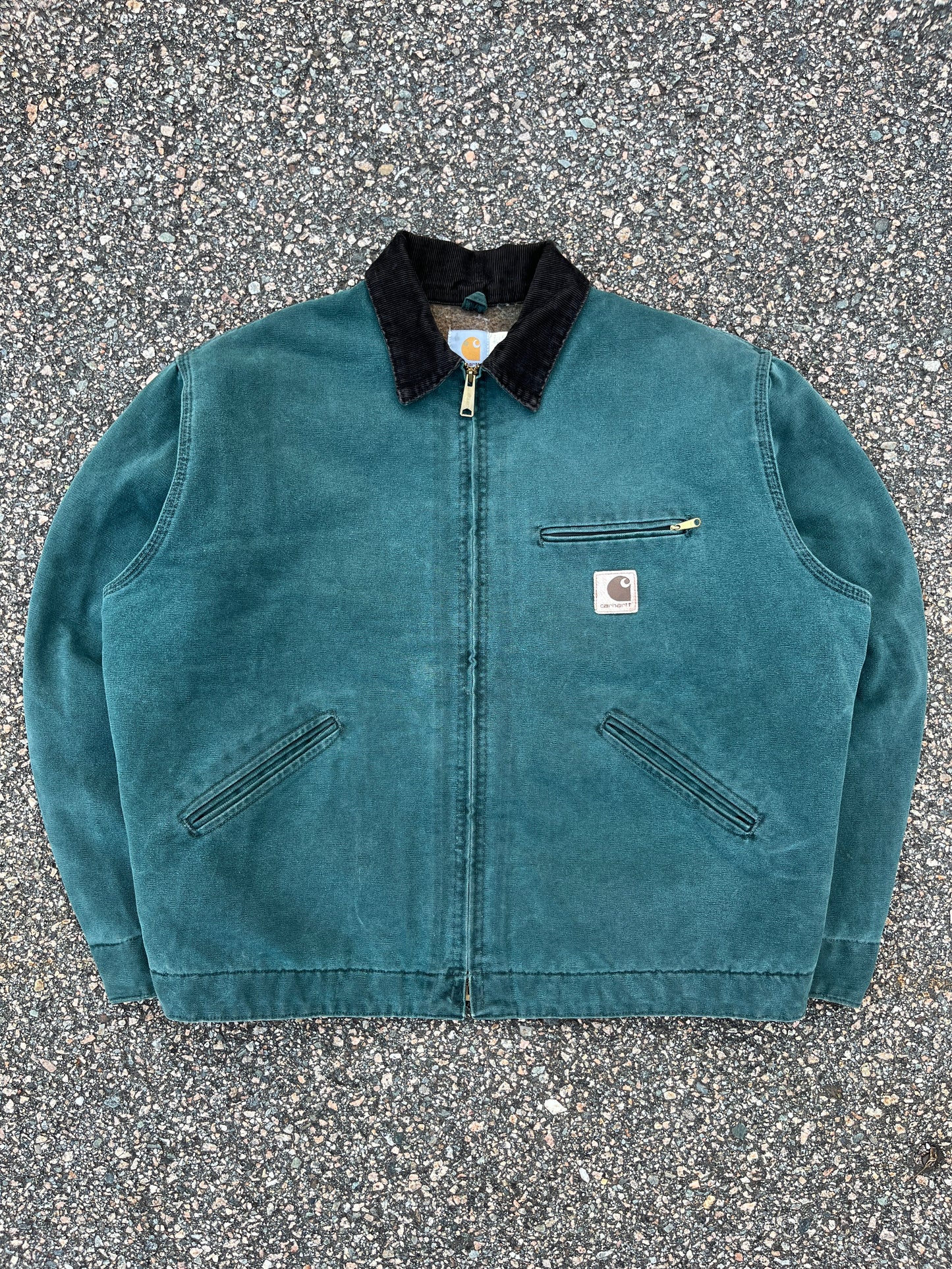 Faded Hunter Green Carhartt Detroit Jacket - XL