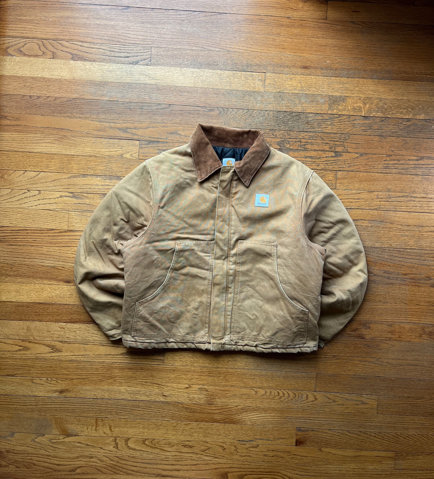 褪色棕色 Carhartt 北极夹克 - 中号宽松款