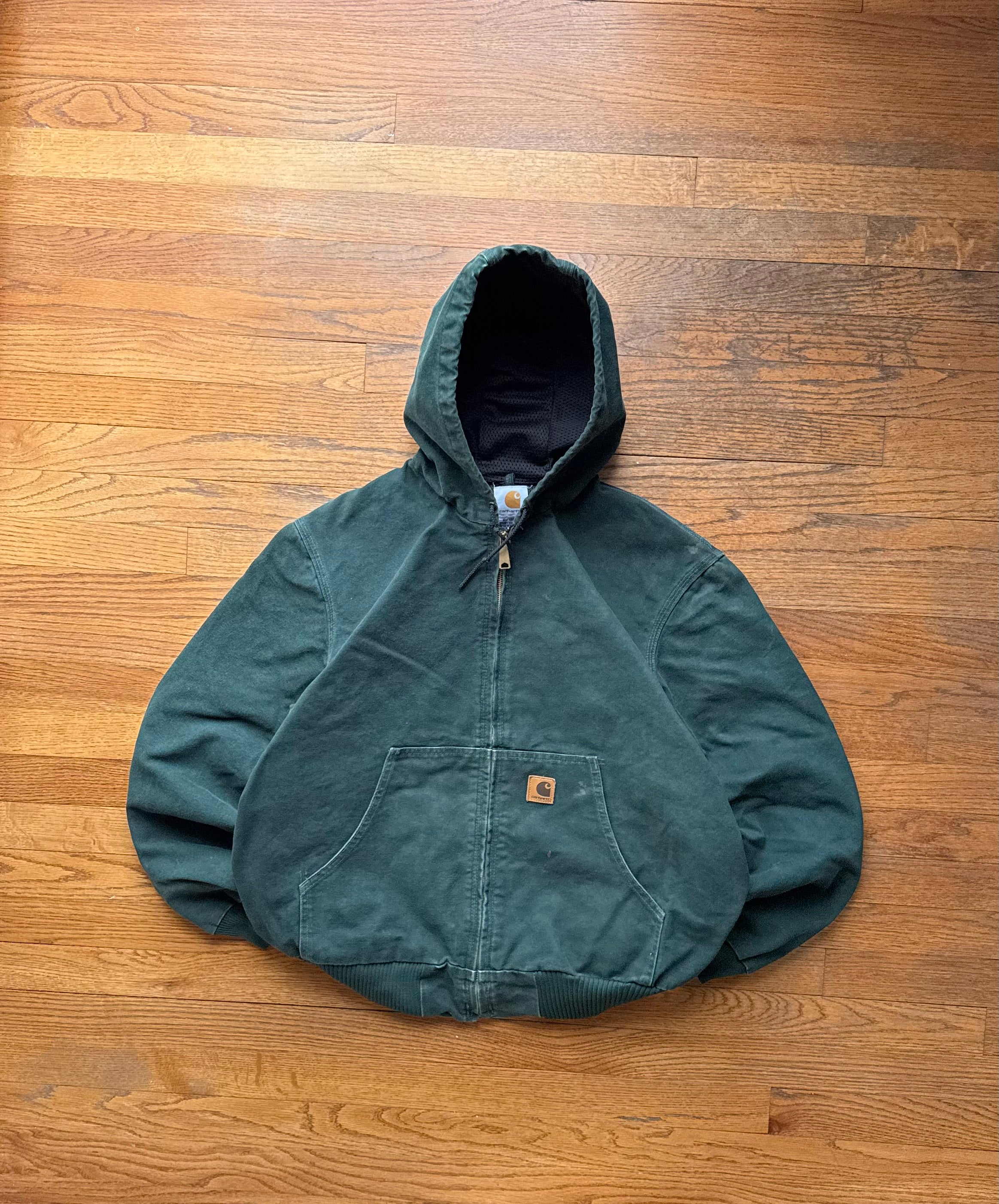 Faded Spruce Green Carhartt Active Jacket - Large – VTG By Mike