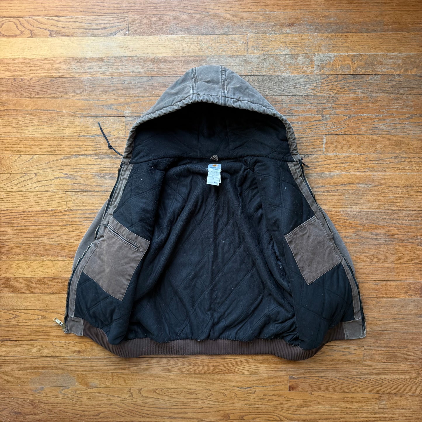 Faded Chestnut Brown Carhartt Active Jacket - XL