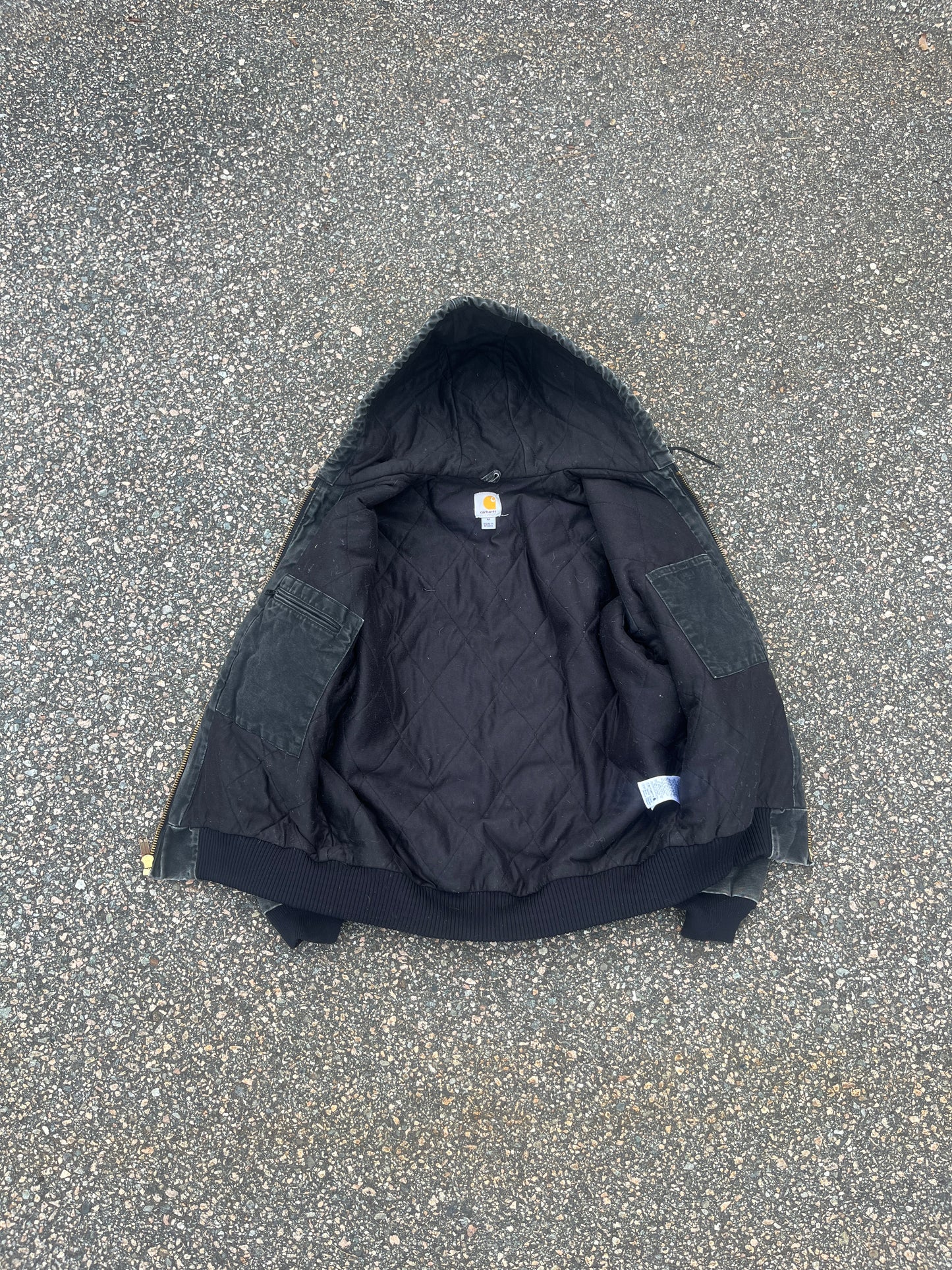 褪色黑色 Carhartt Active 夹克 - 中号