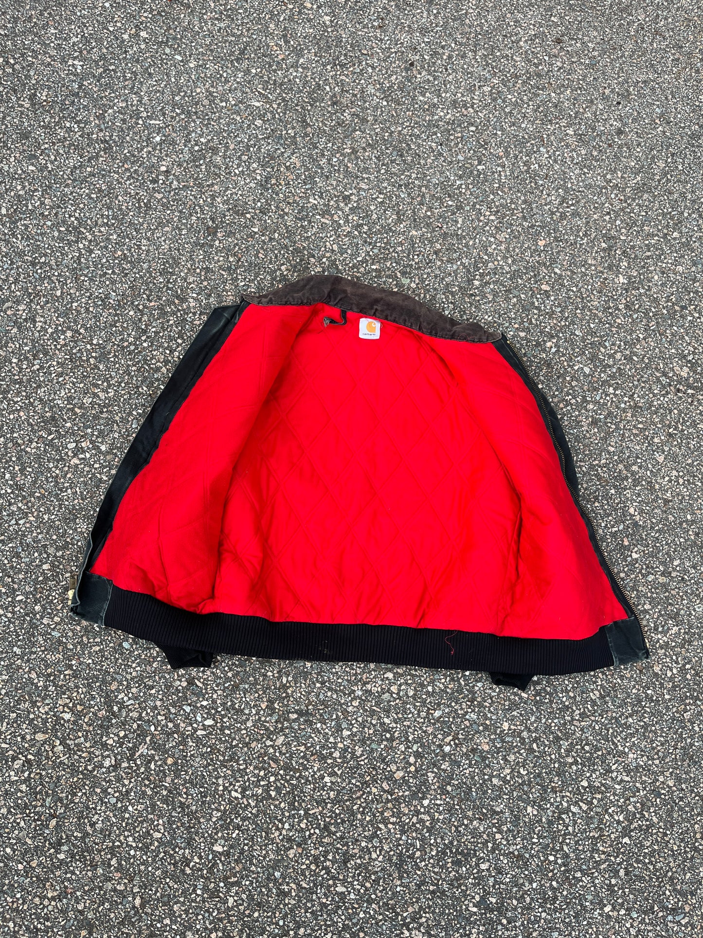 褪色黑色 Carhartt Santa Fe 夹克 - Boxy Large