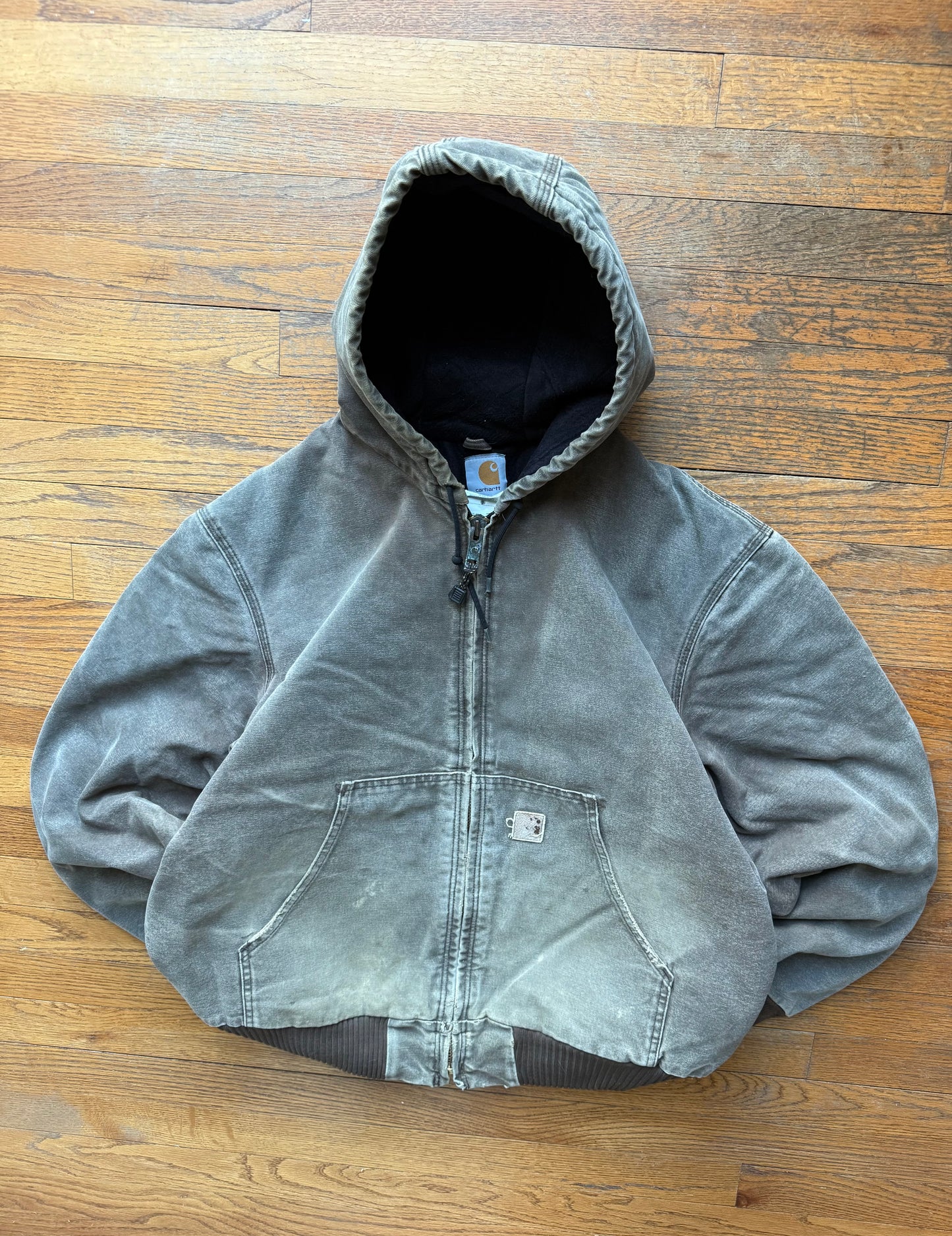 Faded Chestnut Brown Carhartt Active Jacket - Large