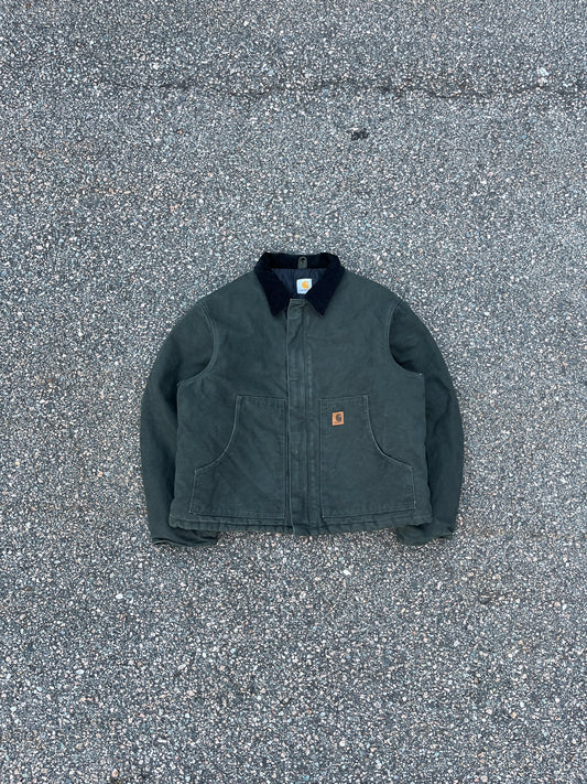 Faded Olive Green Carhartt Arctic Jacket - Boxy L-XL