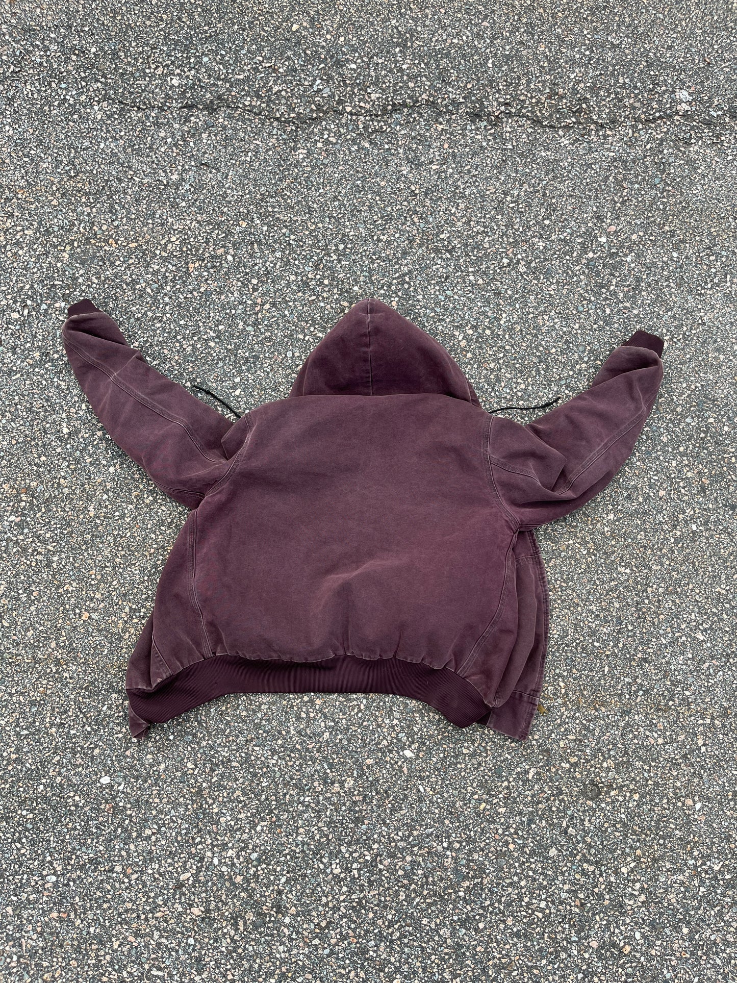 Faded Burgundy Carhartt Active Jacket - Medium