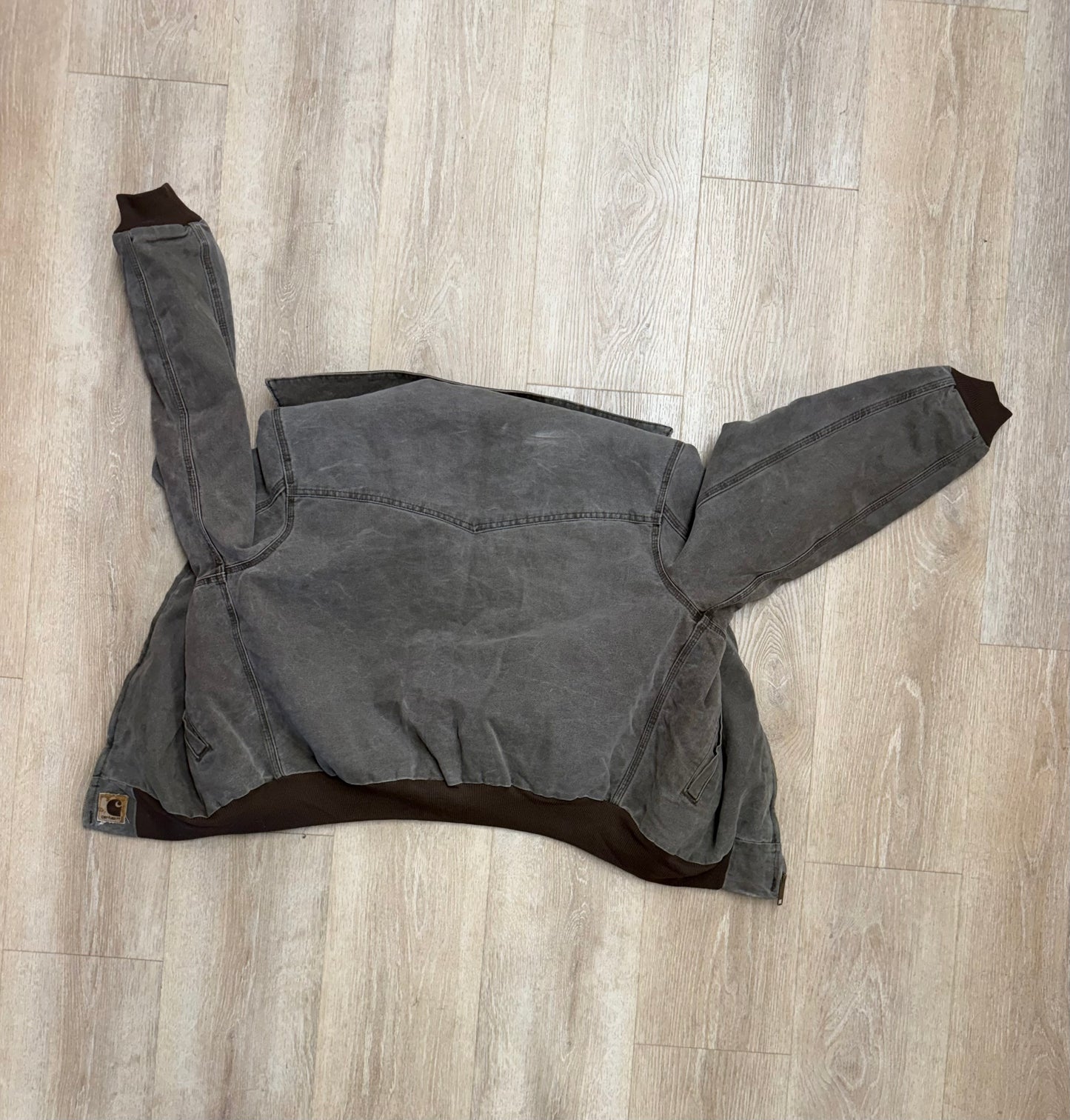 Faded Chestnut Brown Carhartt Santa Fe Jacket - Large
