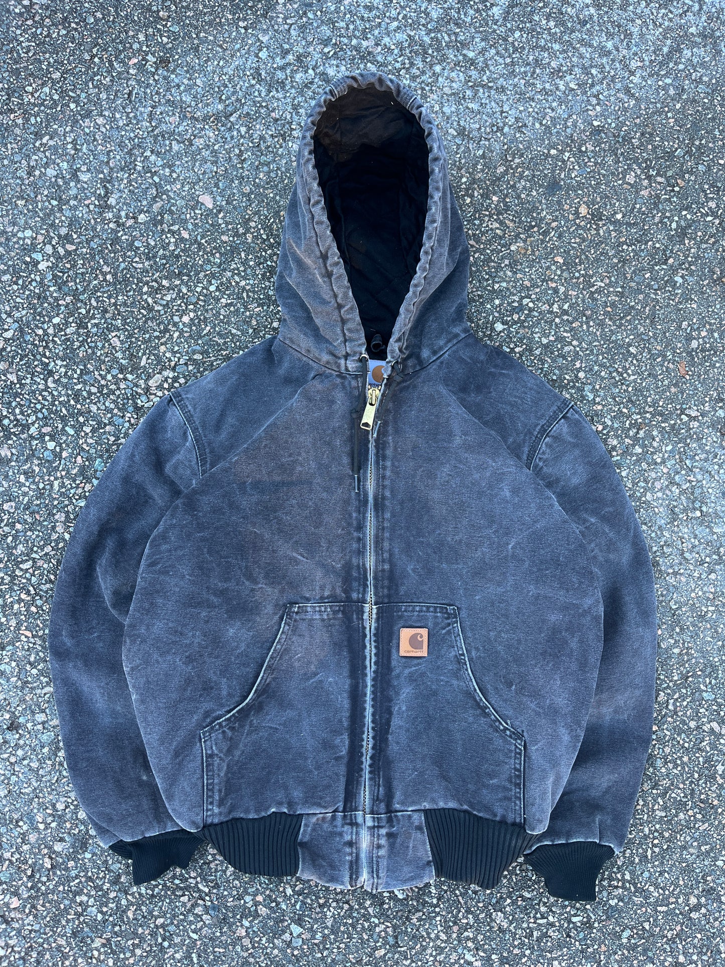 Faded Black Carhartt Active Jacket - Small