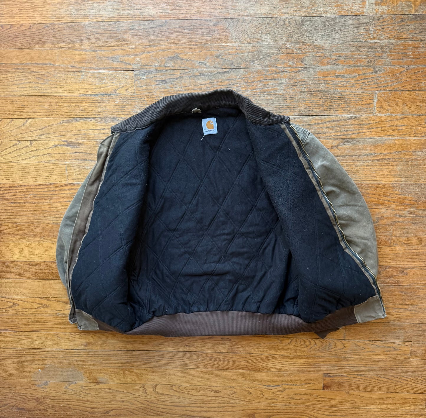 Faded Chestnut Brown Carhartt Santa Fe Jacket - Medium
