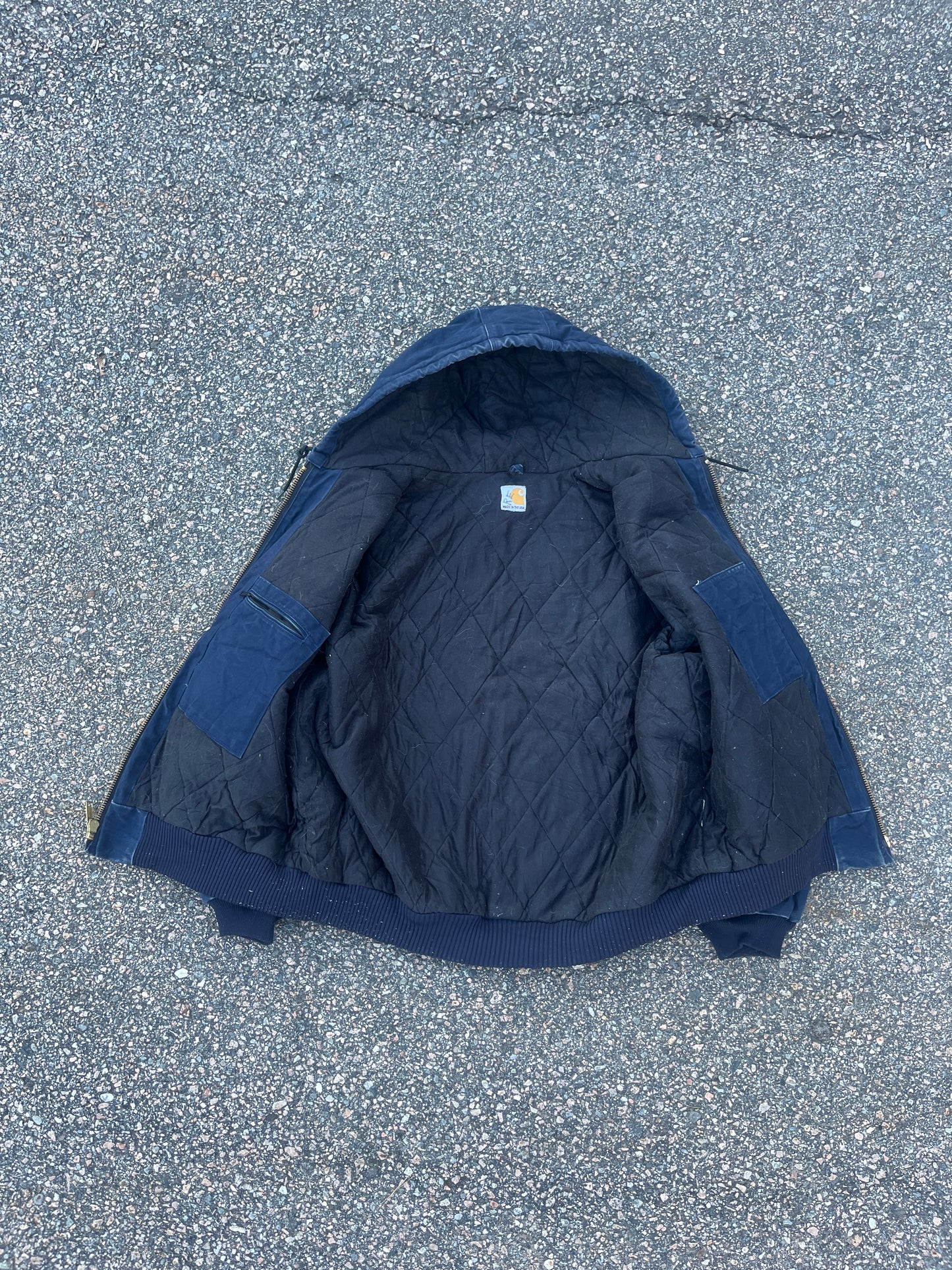 Faded Navy Blue Carhartt Active Jacket - 2XL