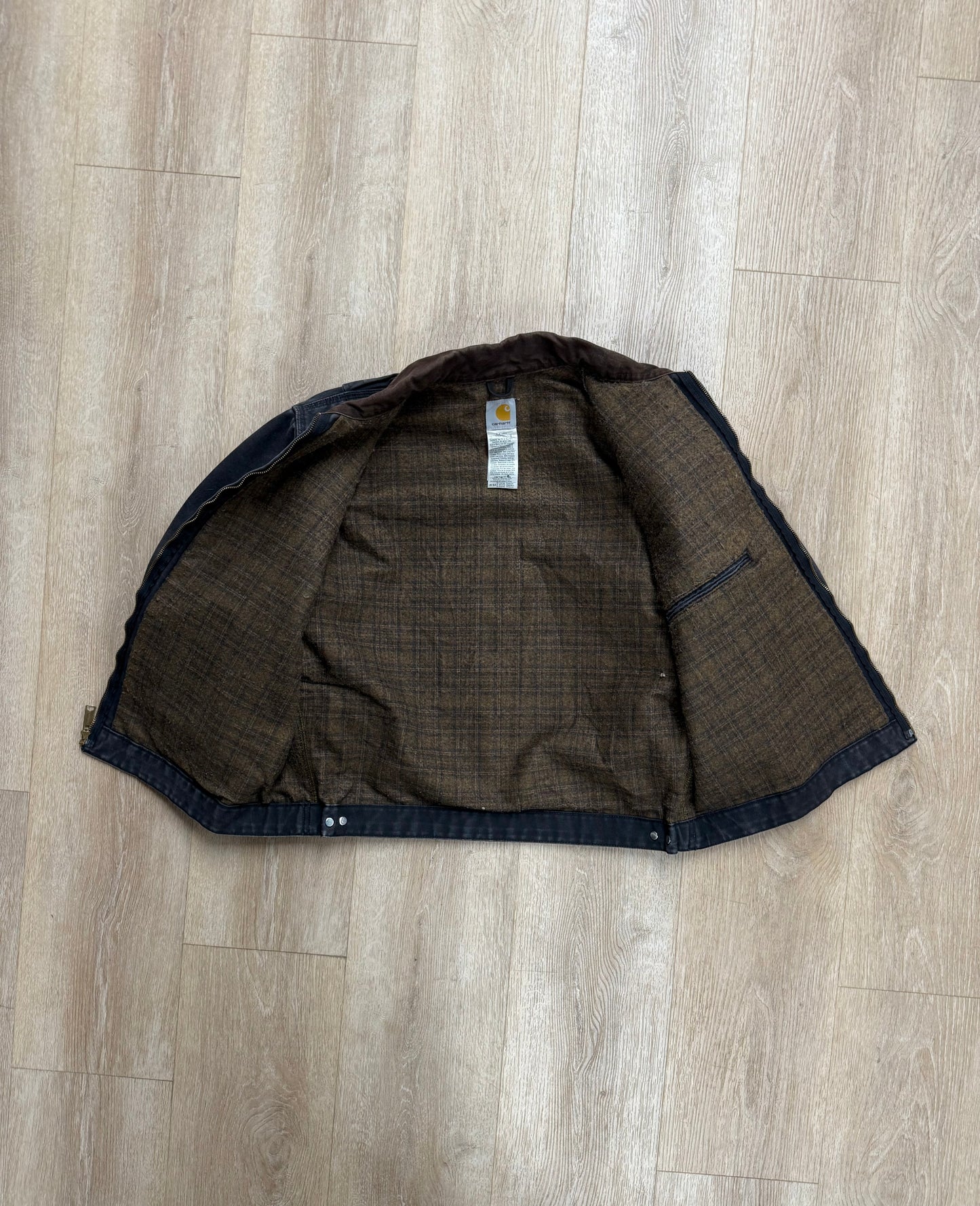 Faded Black Carhartt Detroit Jacket - Boxy L-XL