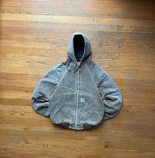 Faded Chestnut Brown Carhartt Active Jacket - Small