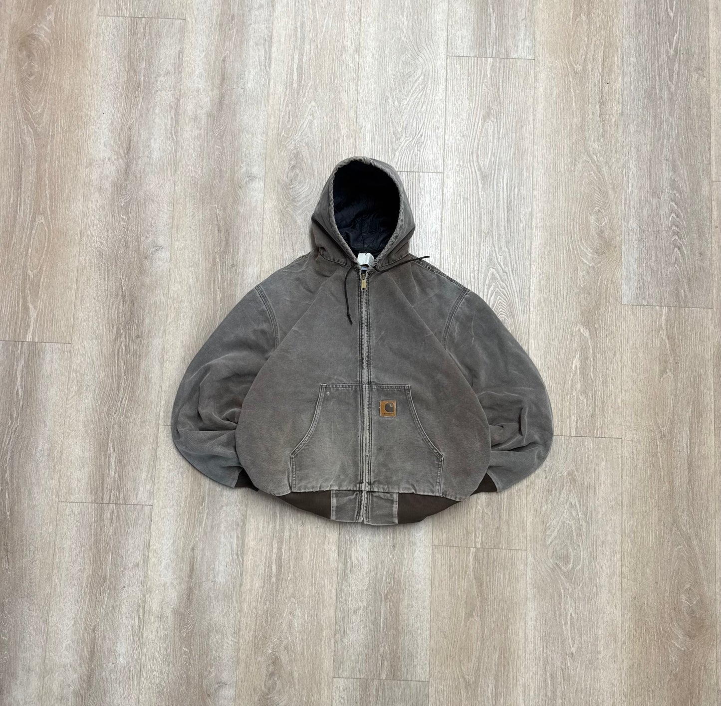 Faded Chestnut Brown Carhartt Active Jacket - Large