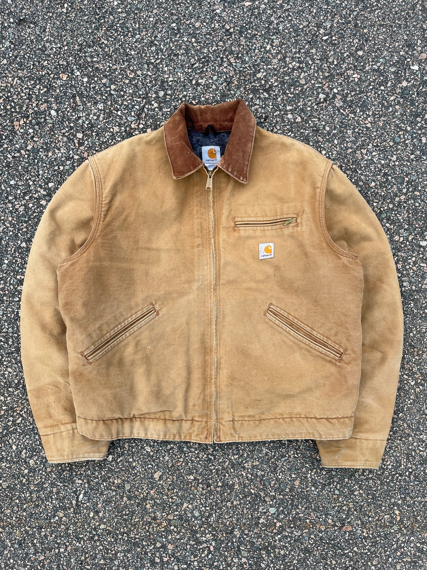 Faded Brown Carhartt Detroit Jacket - Boxy M-L