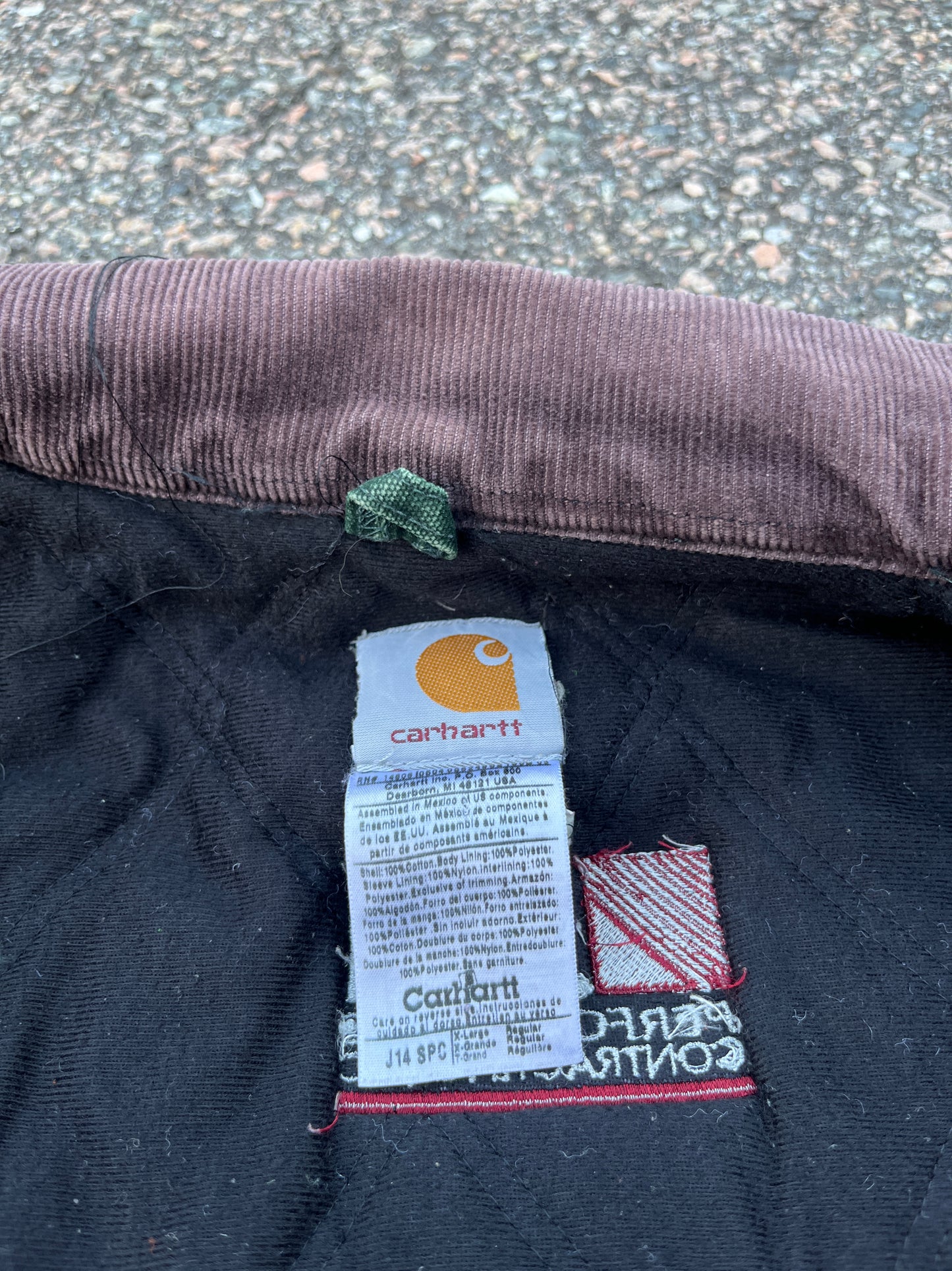 Faded Spruce Green Carhartt Santa Fe Jacket - XL