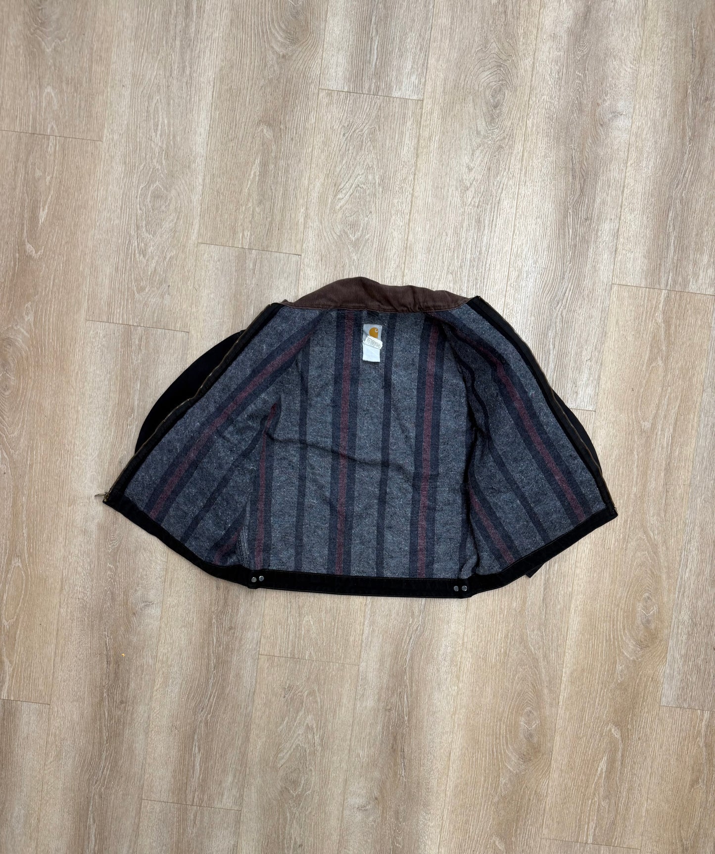 Faded Black Carhartt Detroit Jacket - XL
