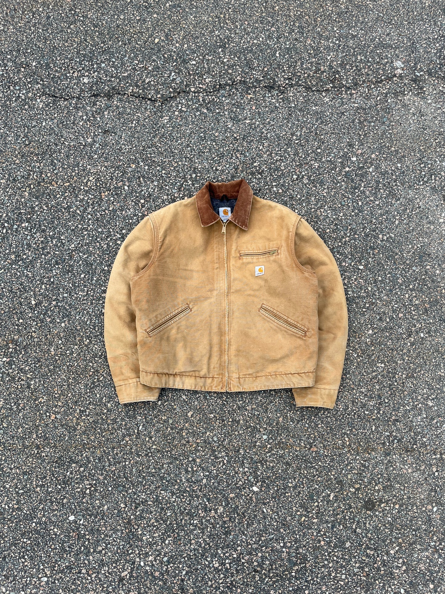 Faded Brown Carhartt Detroit Jacket - Boxy M-L