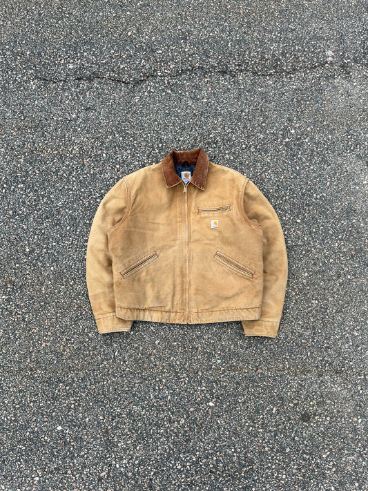 Faded Brown Carhartt Detroit Jacket - Boxy M-L