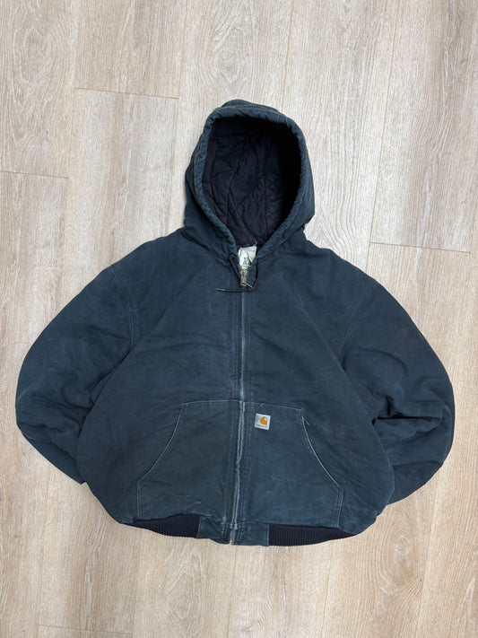 Faded Black Carhartt Active Jacket - XL
