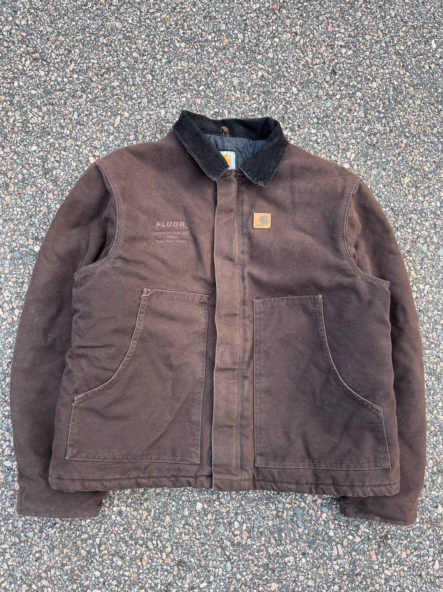 褪色棕色 Carhartt 北极夹克 - 中号宽松款